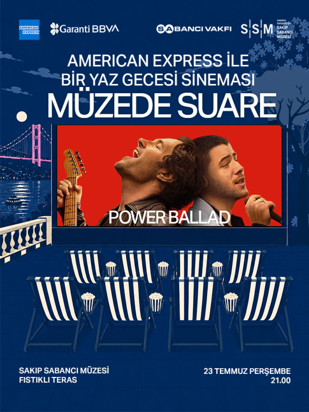 Müzede Suare: American Express ile Bir Yaz Gecesi Sineması Power Ballad