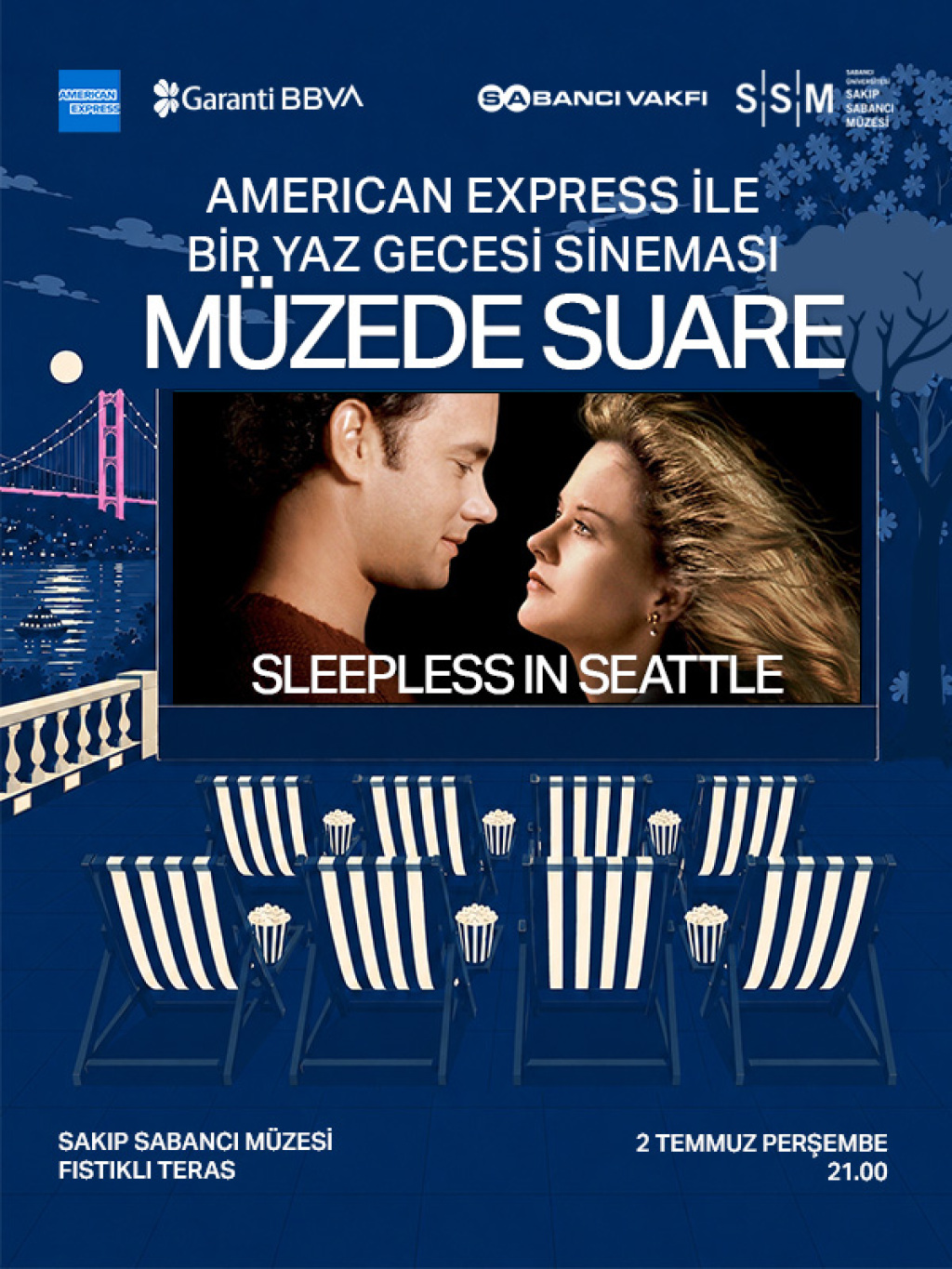 Müzede Suare: American Express ile Bir Yaz Gecesi Sineması Sleepless in Seattle