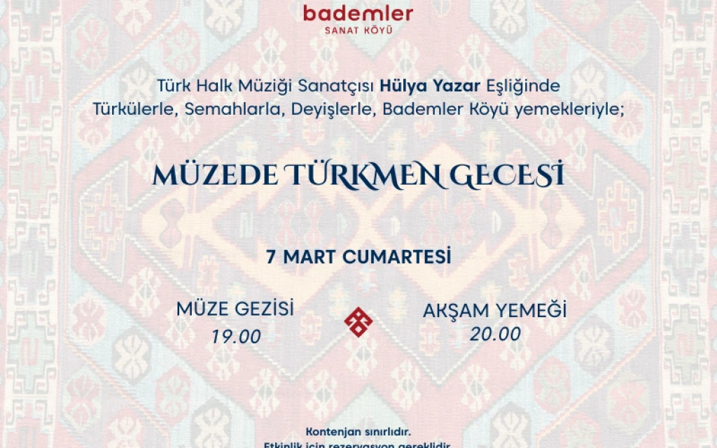MÜZEDE TÜRKMEN GECESİ