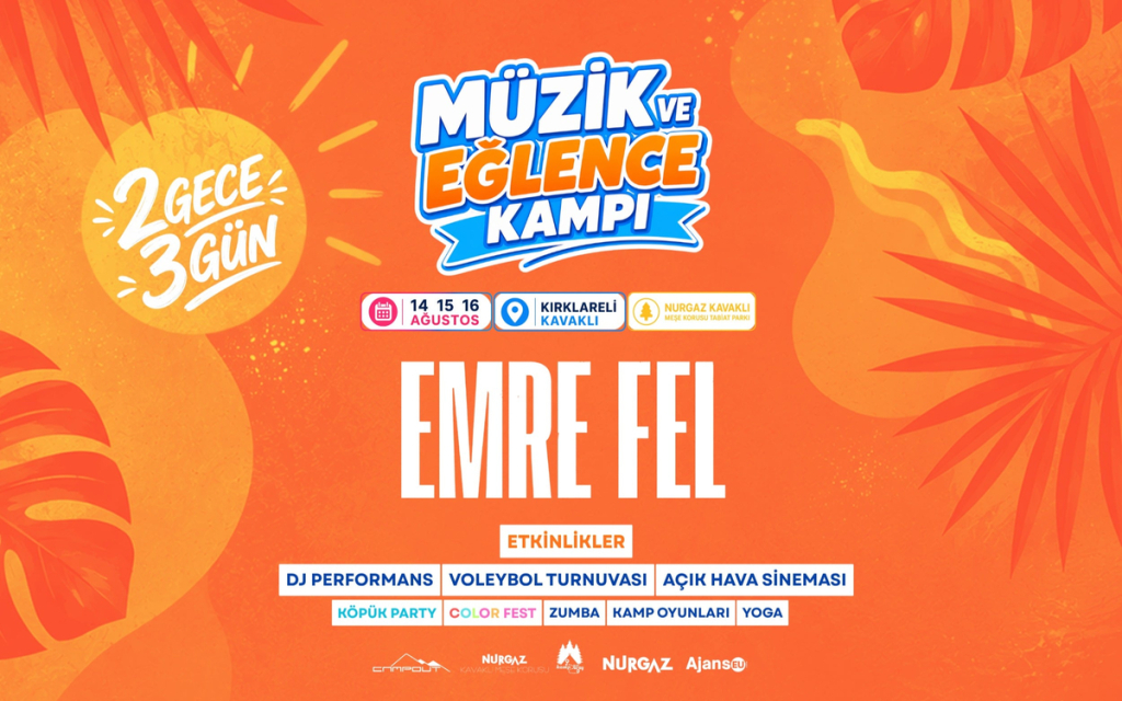 Müzik ve Eğlence Kampı Kampway X Nurgaz