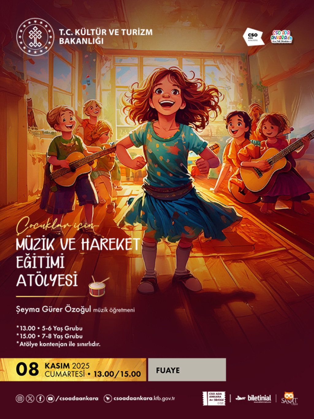 Müzik ve Hareket Eğitimi Atölyesi