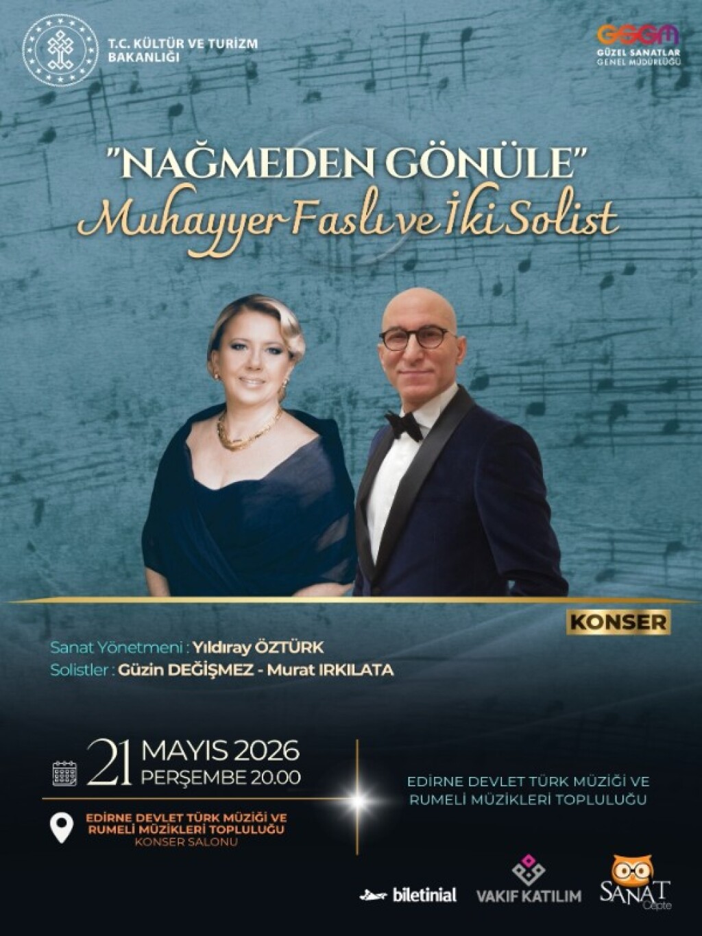 Nağmeden Gönüle - Muhayyer Faslı ve İki Solist