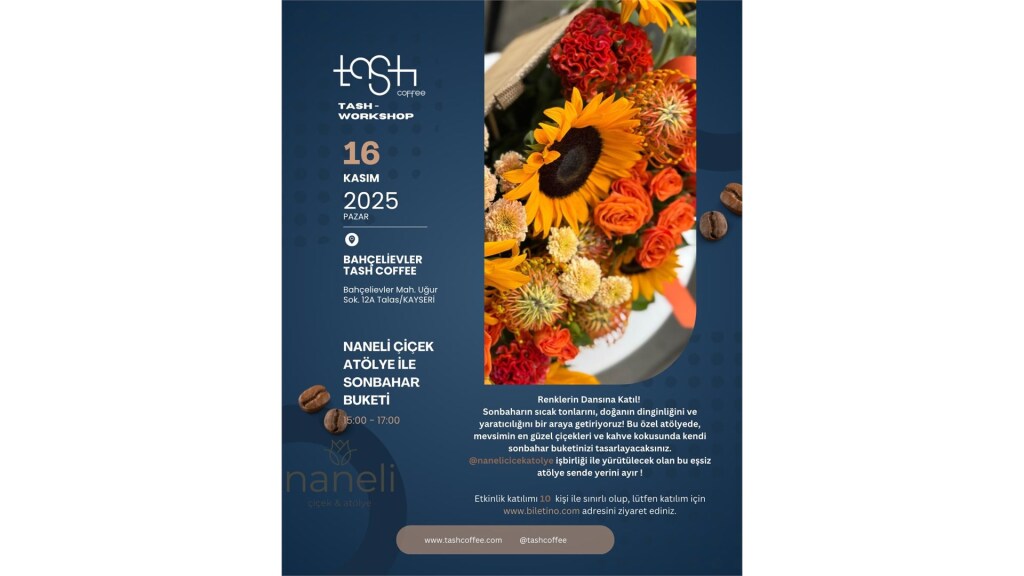 NANELİ ÇİÇEK ATÖLYE İLE SONBAHAR BUKETİ