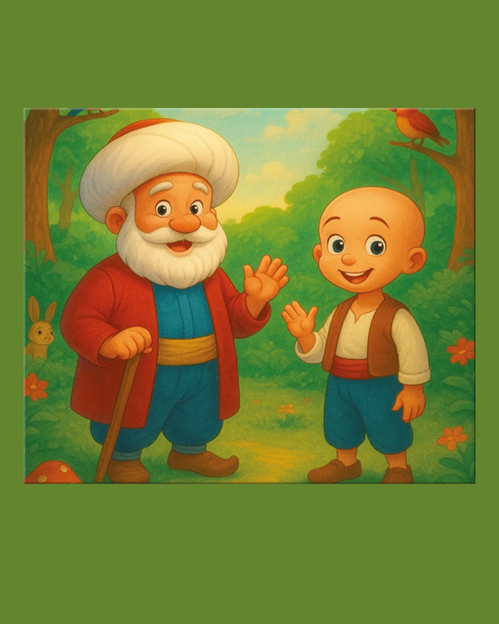 Nasreddin Hoca ile Keloğlan Çocuk Masalı