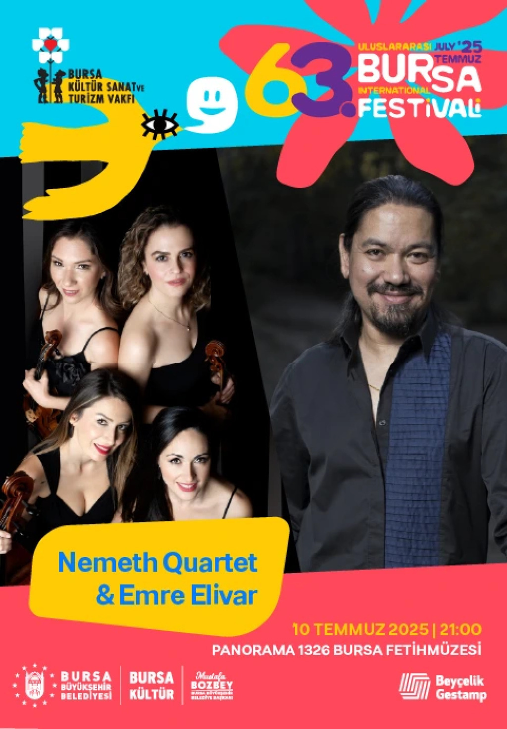 Nemeth Quartet & Emre Elivar - 63. Uluslararası Bursa