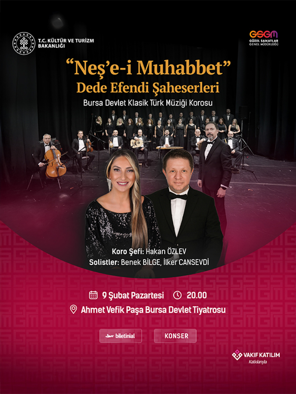 "Neş'e-i Muhabbet" Dede Efendi Eserleri - Bursa Devlet Klasik Türk Müziği Korosu