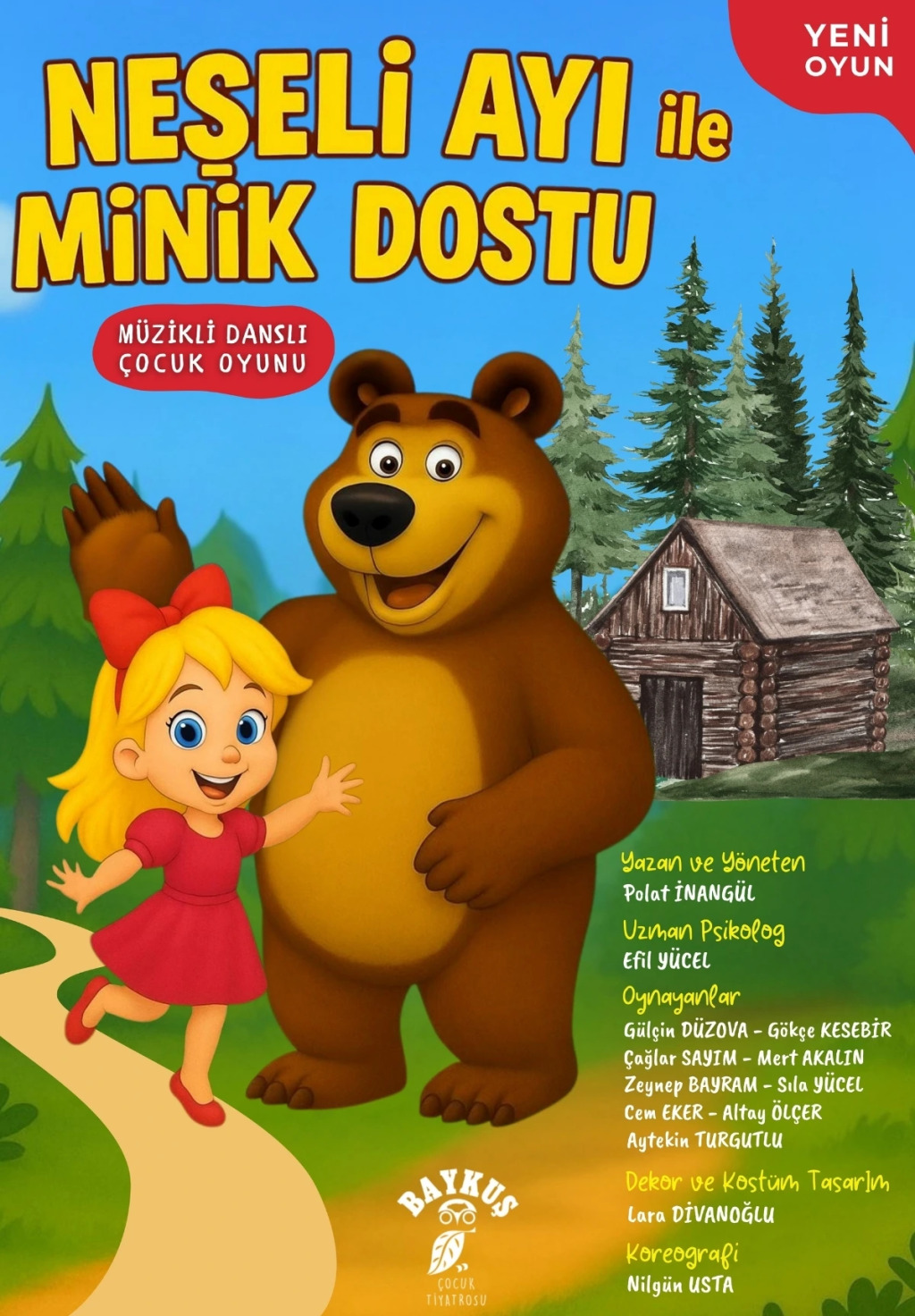 Neşeli Ayı ile Minik Dostu Çocuk