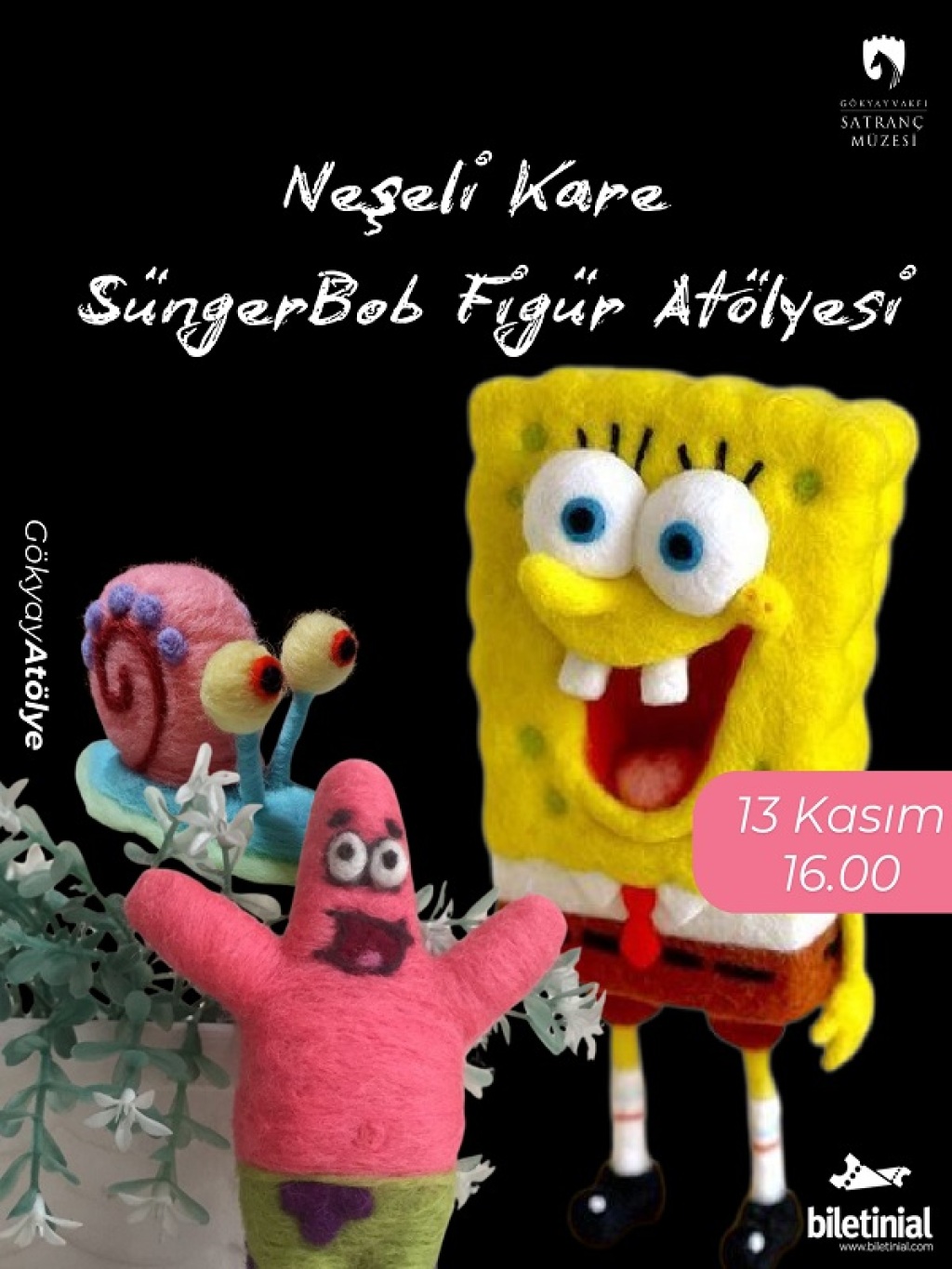 Neşeli Kare: SüngerBob Figür Atölyesi