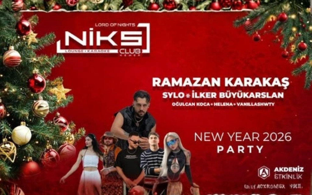 NIKS CLUB KEMER - NEW YEAR 2026 PARTY