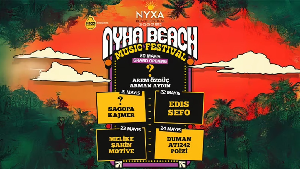 NYXA Beach Festival 21 Mayıs: Sagopa Kajmer