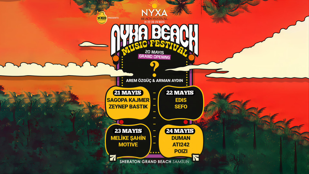 NYXA Beach Festival Kombine 2 Günlük