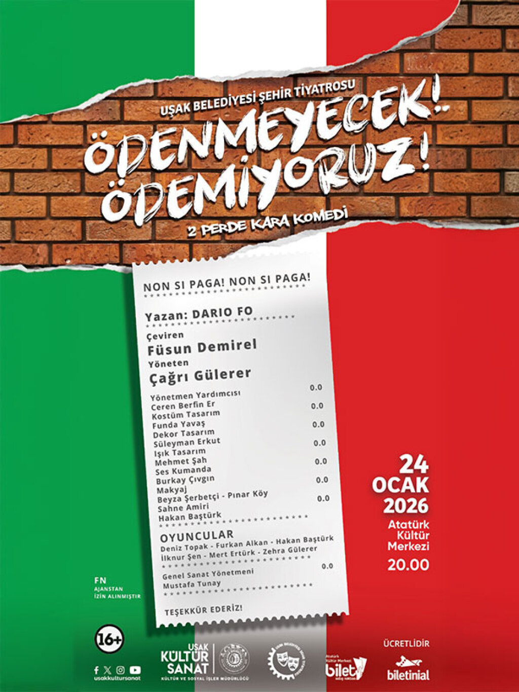 Ödenmeyecek Ödemiyoruz