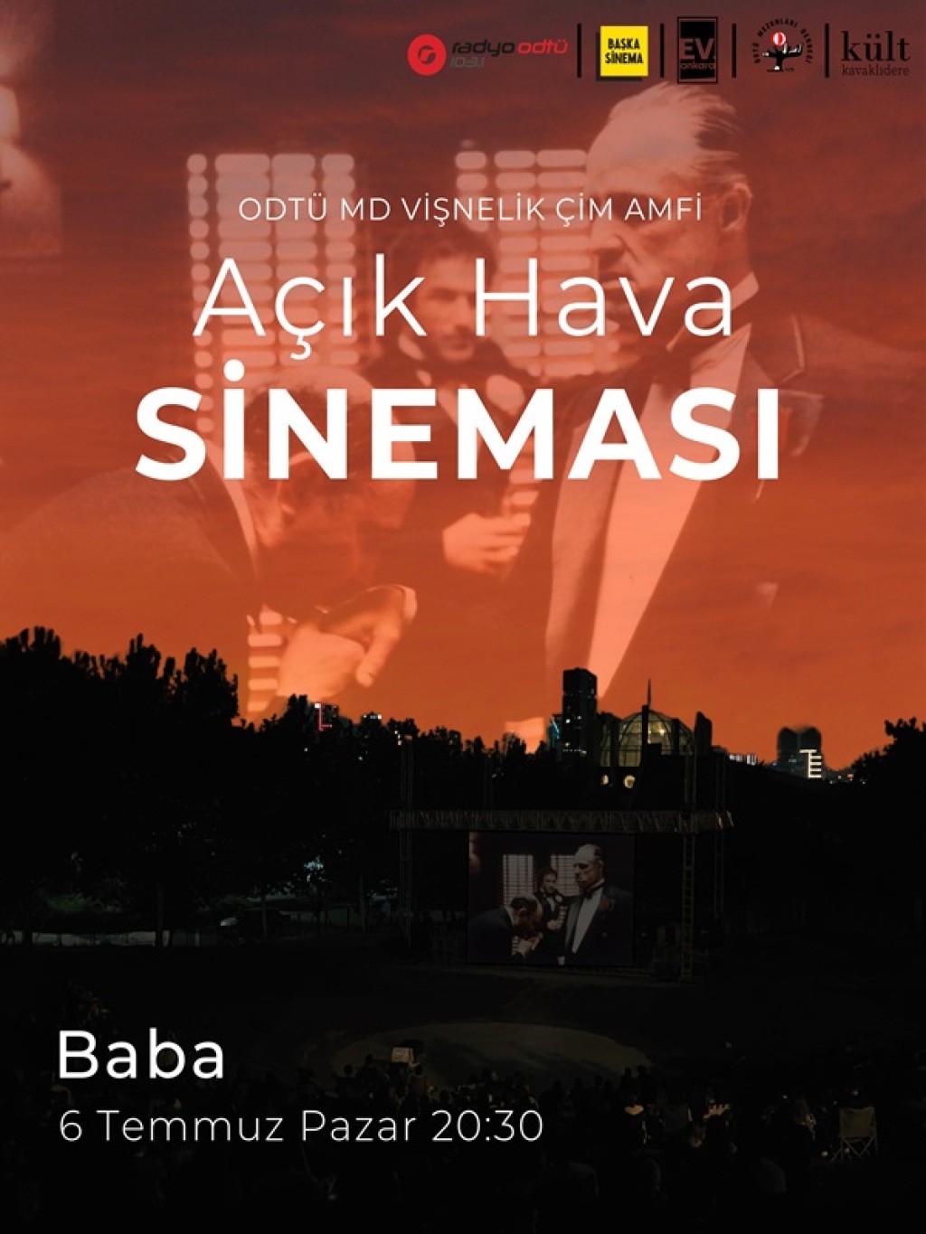 ODTÜ MD Vişnelik Çim Amfi Açık Hava Sineması - Baba 1