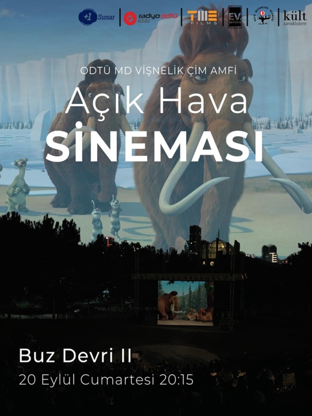 ODTÜ MD Vişnelik Çim Amfi Açık Hava Sineması - Buz Devri 2