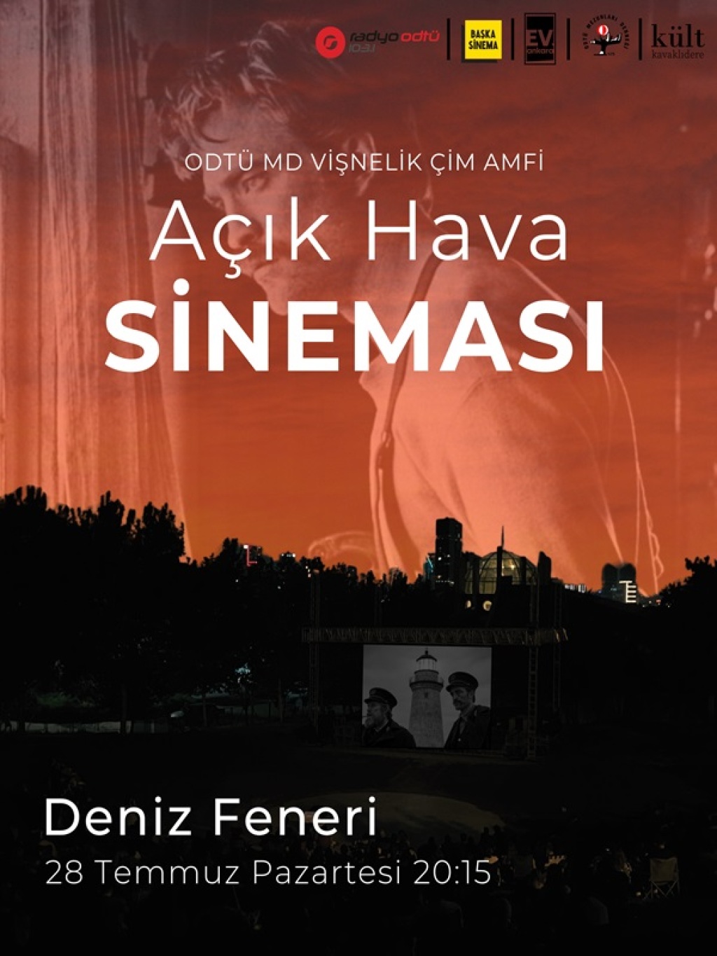 ODTÜ MD Vişnelik Çim Amfi Açık Hava Sineması - Deniz Feneri