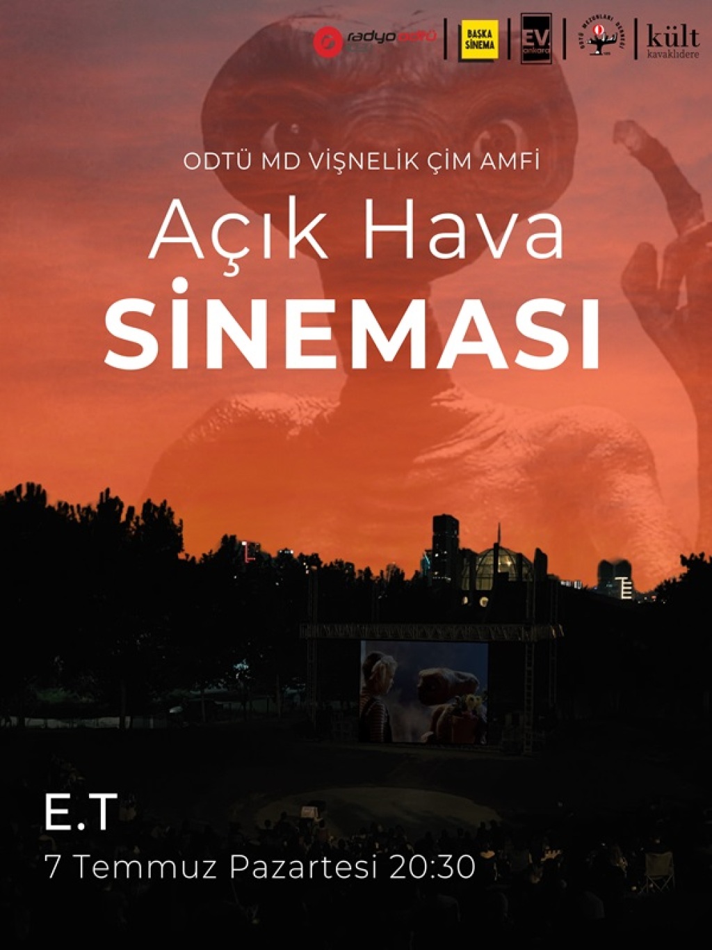 ODTÜ MD Vişnelik Çim Amfi Açık Hava Sineması - E.T