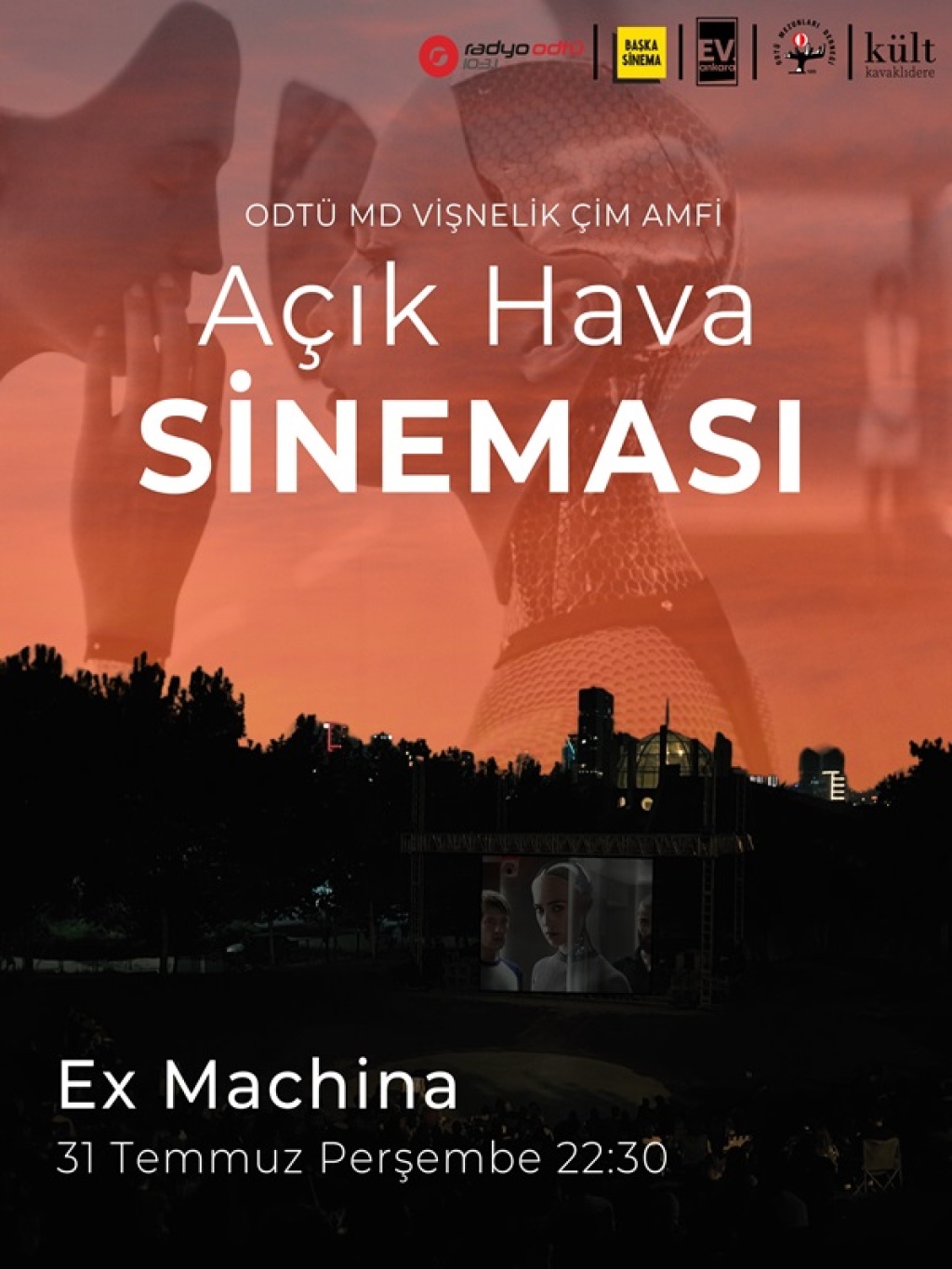 ODTÜ MD Vişnelik Çim Amfi Açık Hava Sineması - Ex Machina