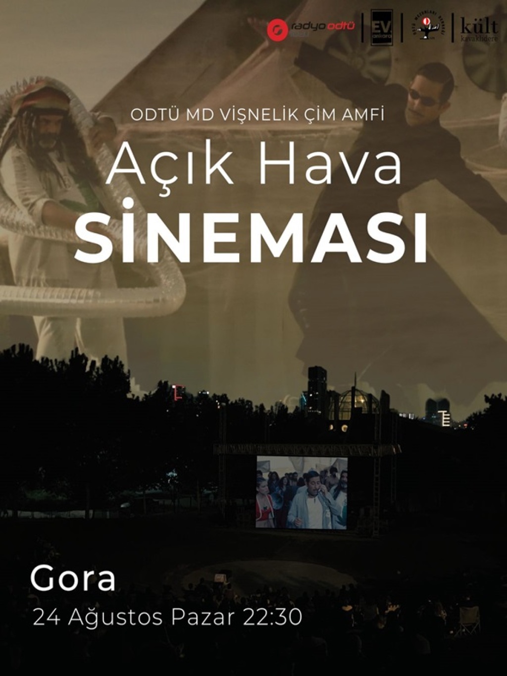 ODTÜ MD Vişnelik Çim Amfi Açık Hava Sineması - G.O.R.A