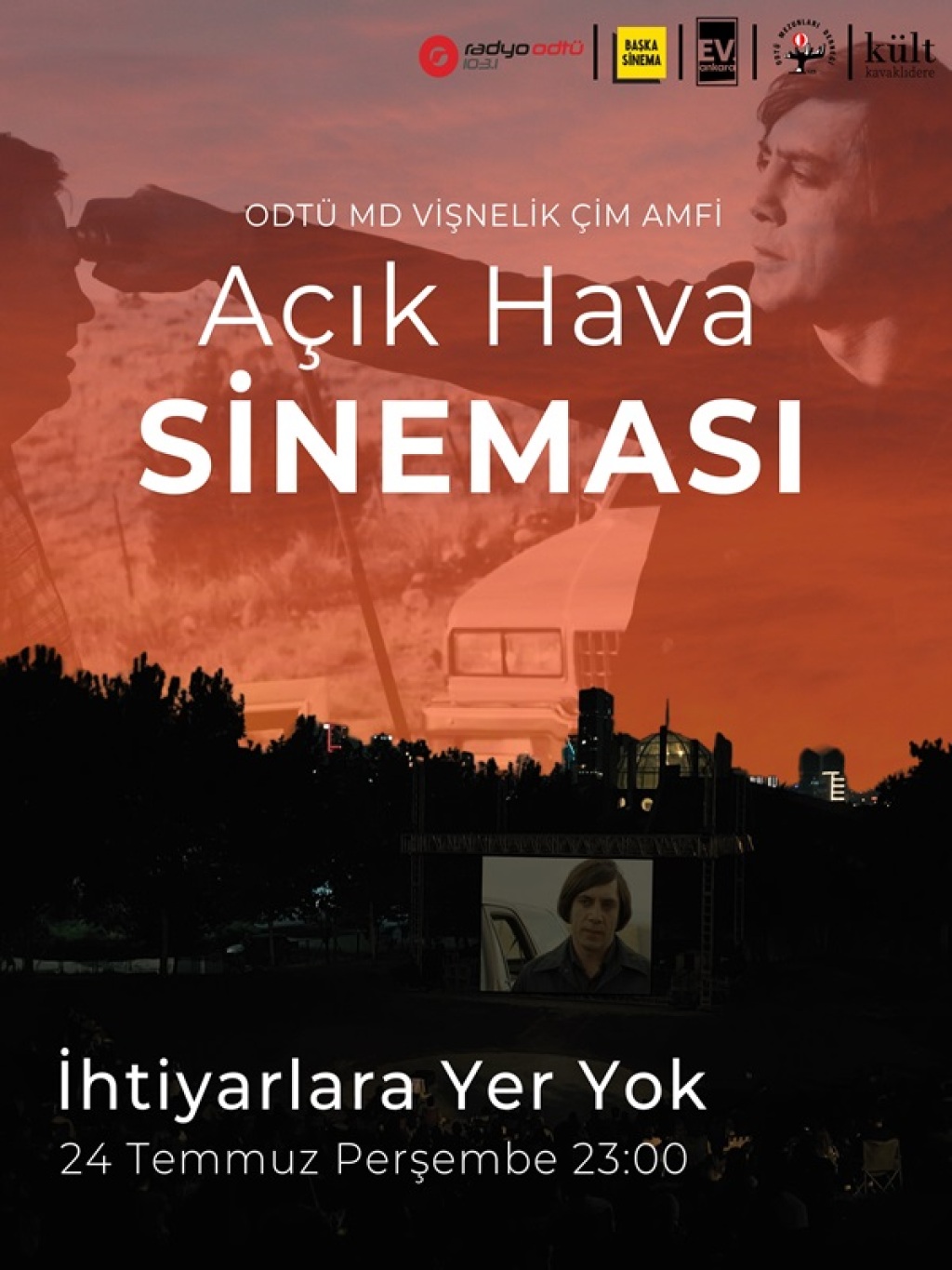 ODTÜ MD Vişnelik Çim Amfi Açık Hava Sineması - İhtiyarlara Yer Yok