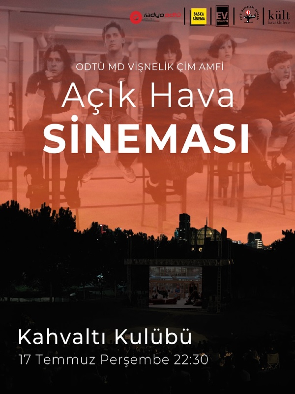 ODTÜ MD Vişnelik Çim Amfi Açık Hava Sineması - Kahvaltı Kulübü