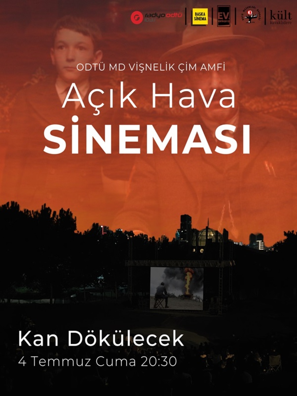 ODTÜ MD Vişnelik Çim Amfi Açık Hava Sineması - Kan Dökülecek