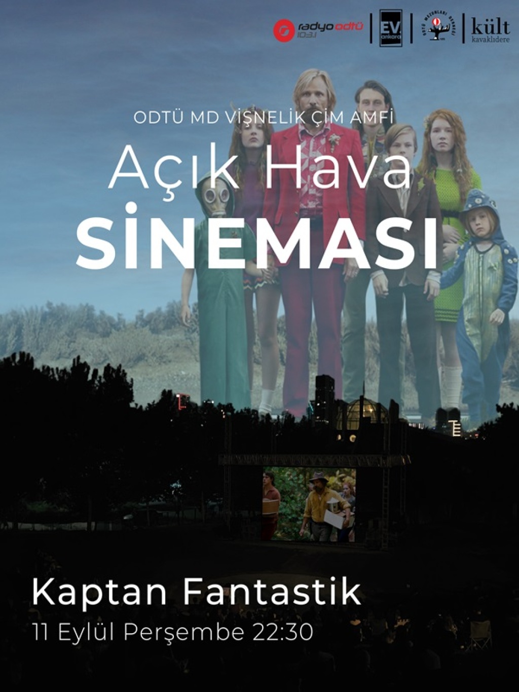 ODTÜ MD Vişnelik Çim Amfi Açık Hava Sineması - Kaptan Fantastik