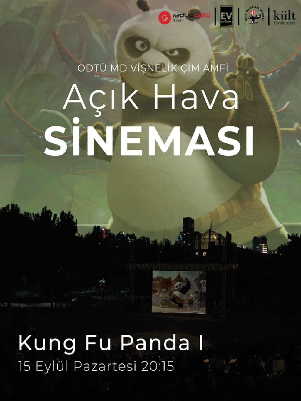 ODTÜ MD Vişnelik Çim Amfi Açık Hava Sineması - Kung Fu Panda 1