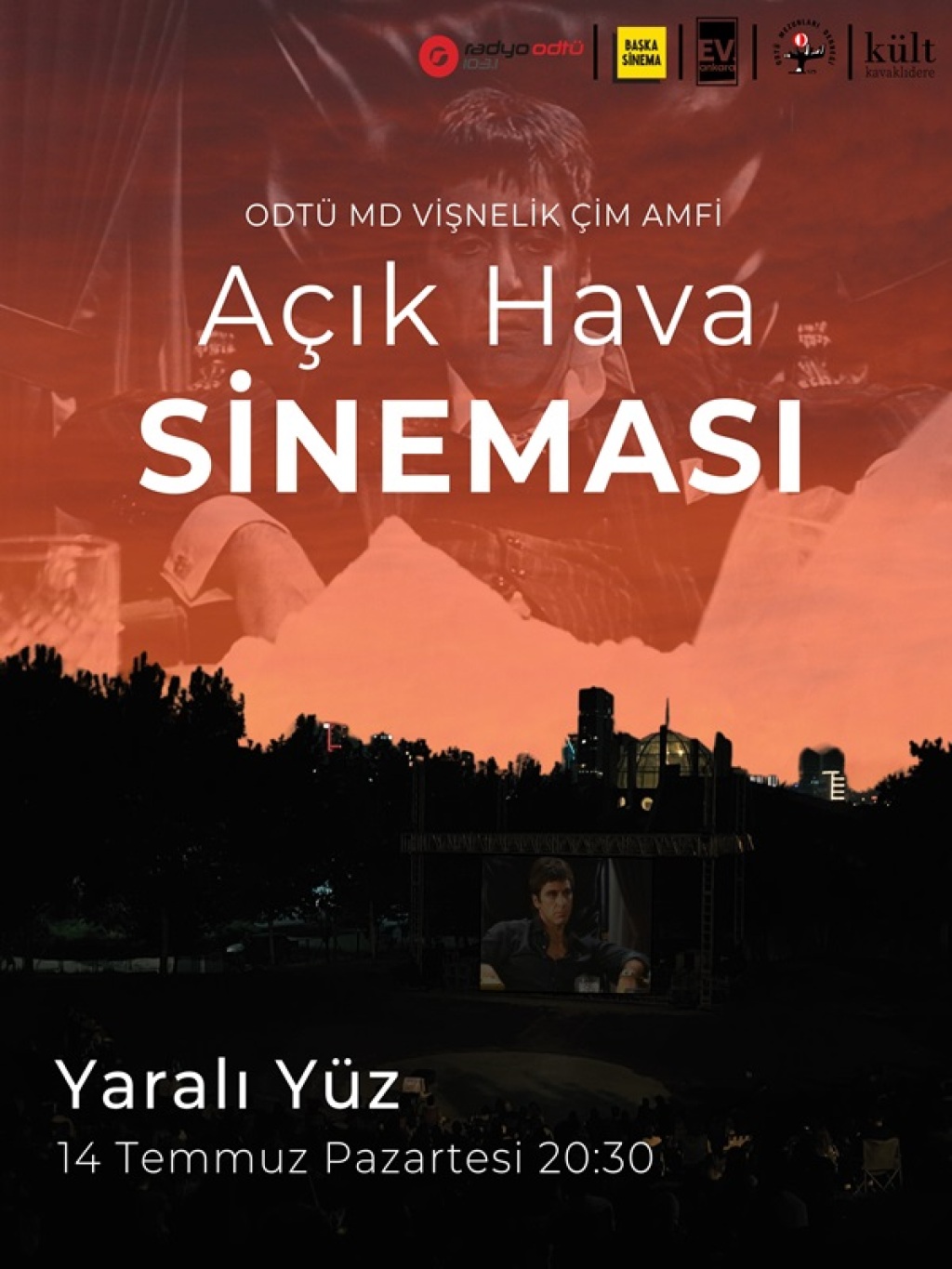 ODTÜ MD Vişnelik Çim Amfi Açık Hava Sineması - Yaralı Yüz