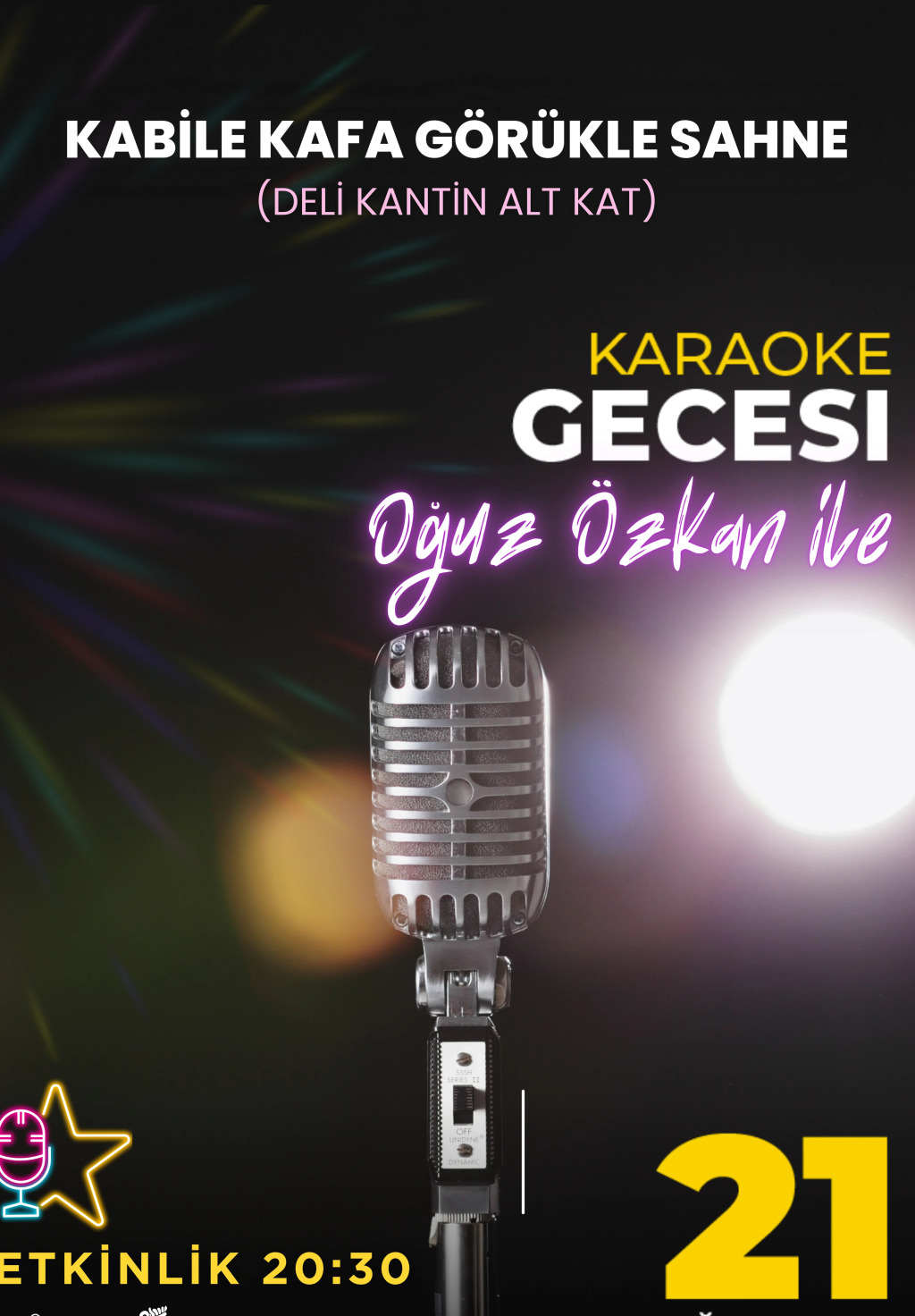 OĞUZ ÖZKAN İLE KARAOKE GECESİ