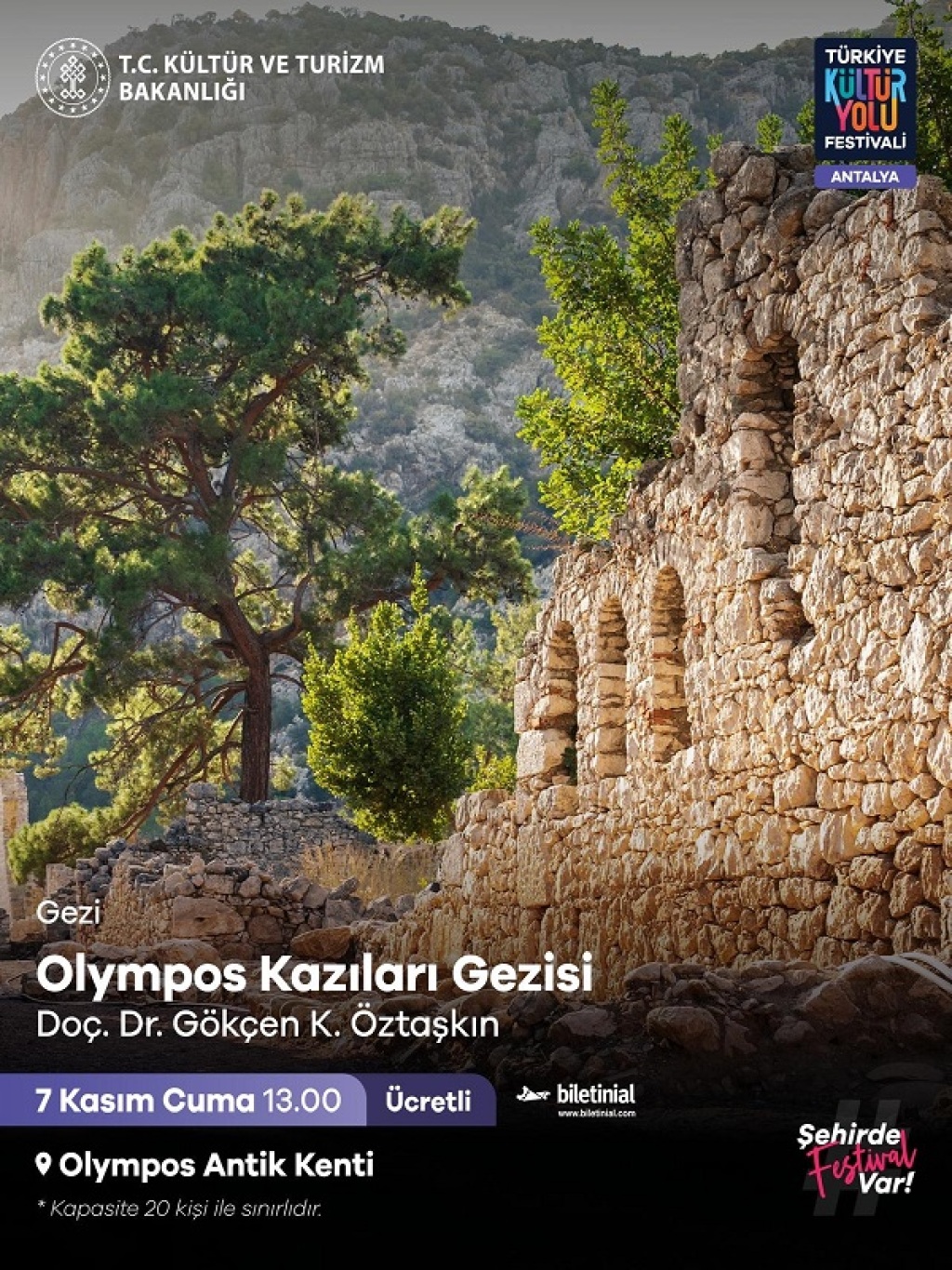 Olympos Kazıları Gezisi - Antalya Kültür Yolu