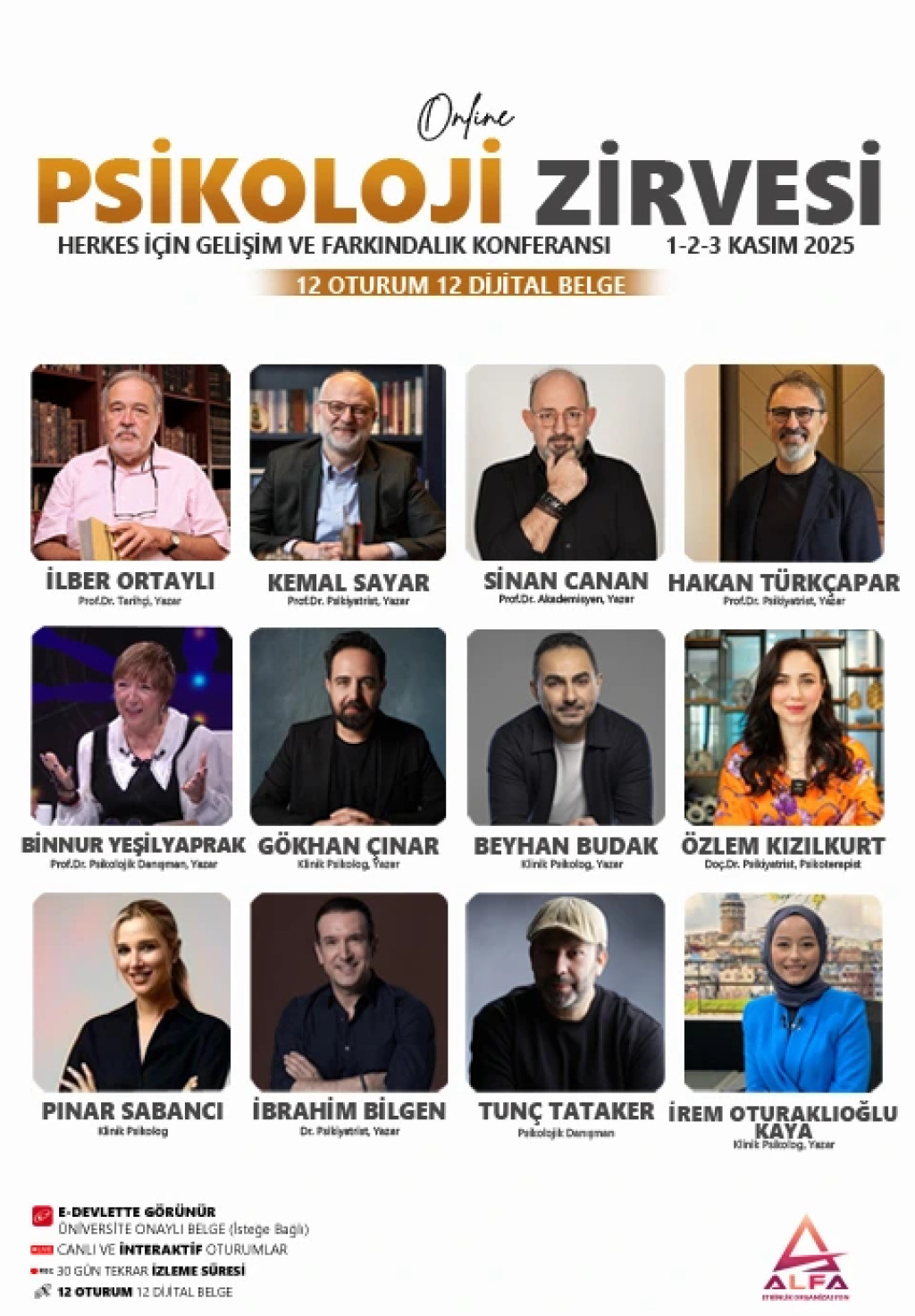 Online Psikoloji Zirvesi - 1-2-3 Kasım