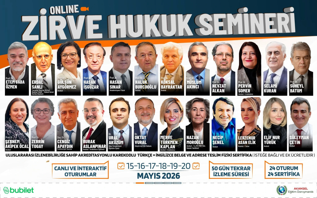 Online Zirve Hukuk Semineri