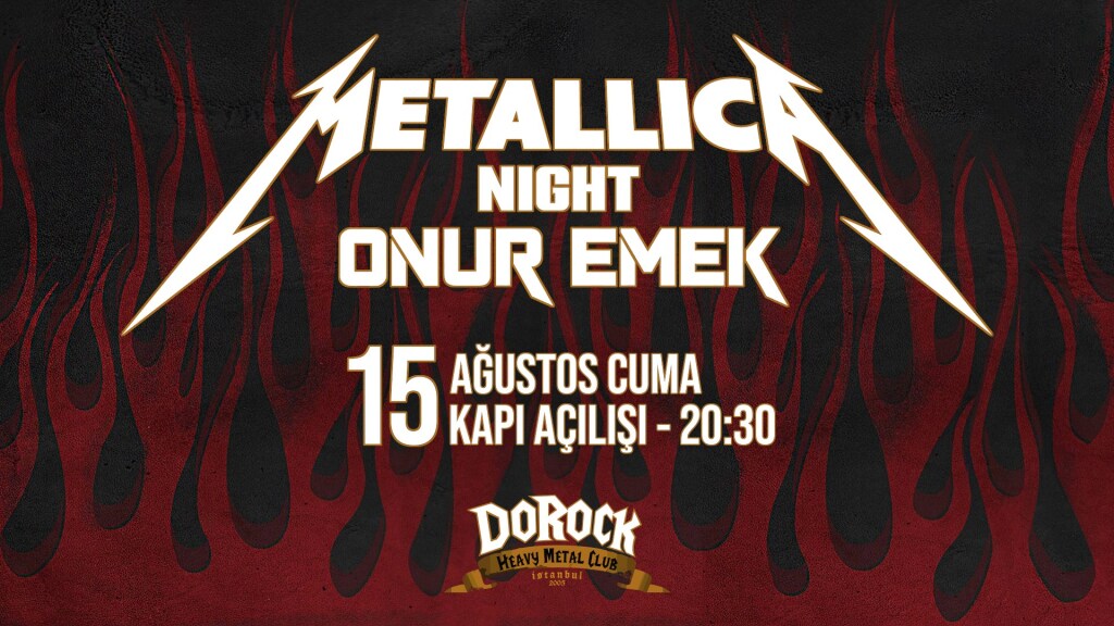 Onur Emek - Metallica Night (Dorock HMC/Taksim)