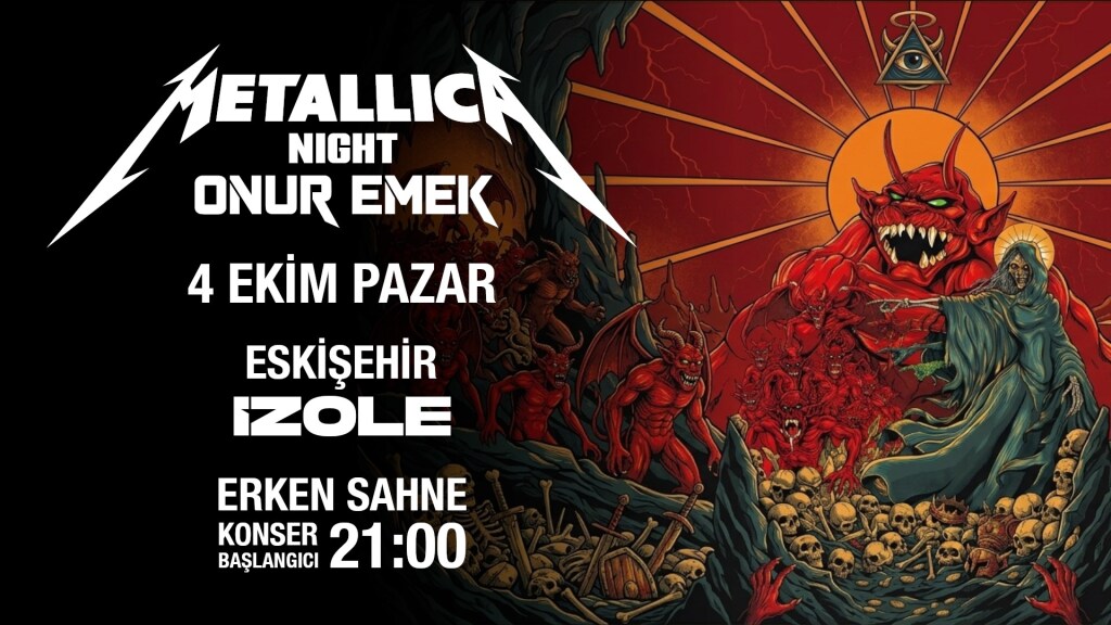 Onur Emek - Metallica Night ''Erken Sahne'' (İzole / Eskişehir)