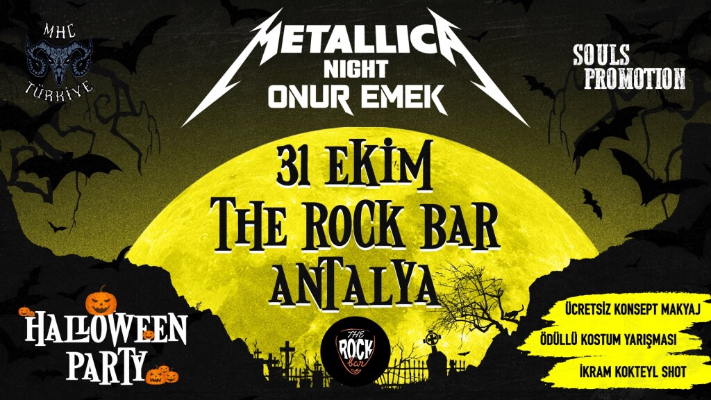 Onur Emek - Metallica Night Halloween Party (The Rock Bar / Antalya)