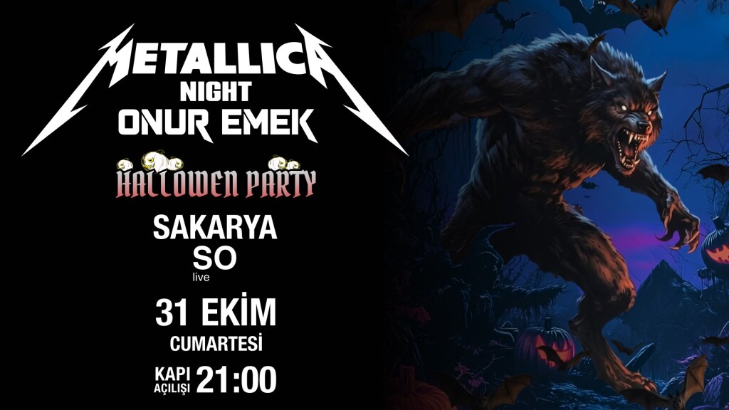 Onur Emek - Metallica Night ''Halloween Special'' (So Live / Sakarya)