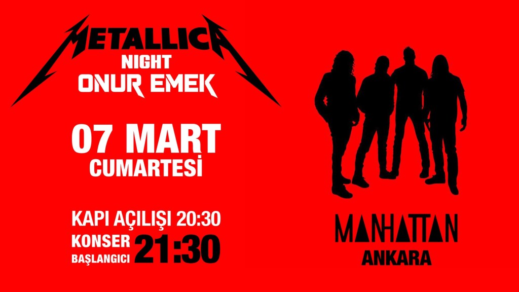 Onur Emek - Metallica Night (Manhattan / Ankara)