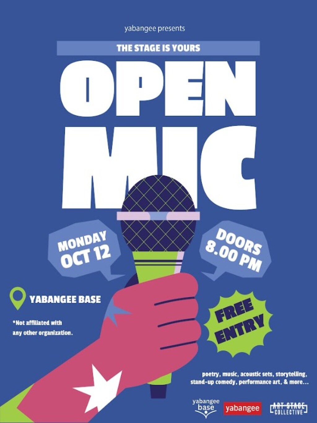 Open Mic Night: The Stage is Yours