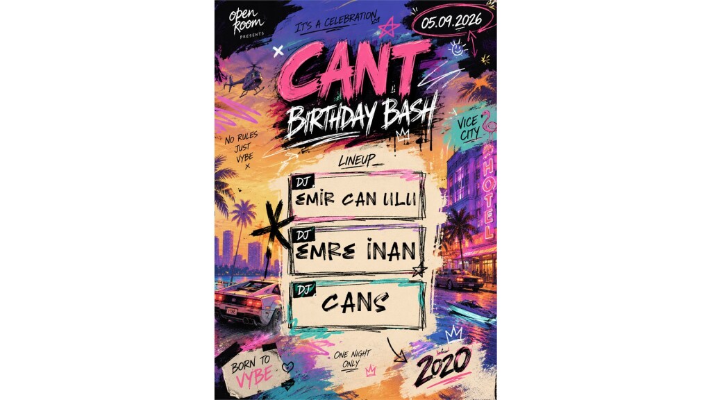 OPEN ROOM CANT BIRTHDAY BASH