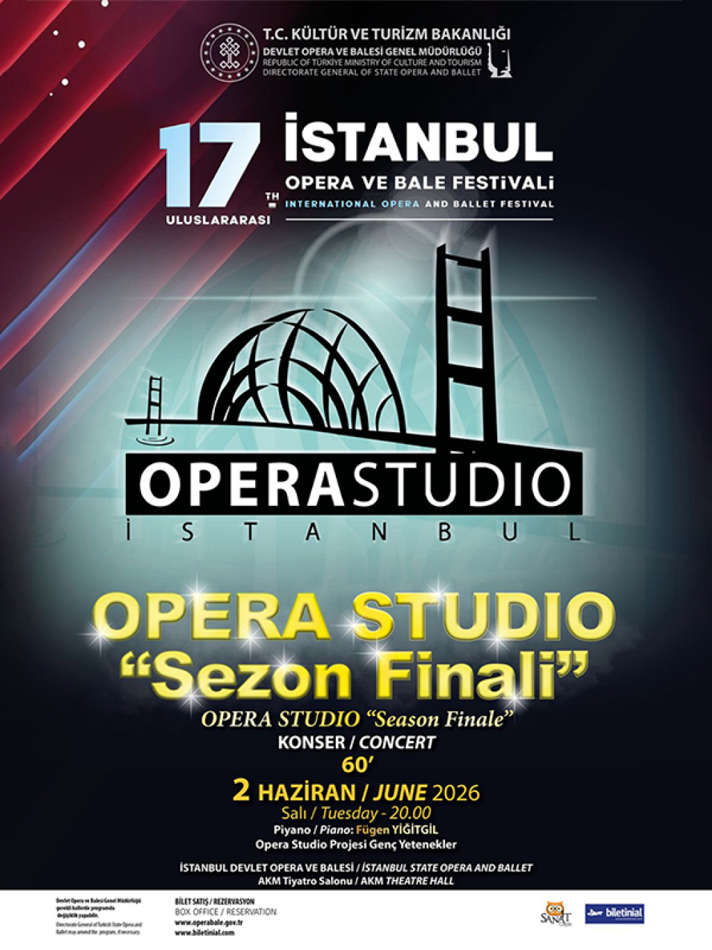 Opera Studio "Sezon Finali" - 17. Uluslararası İstanbul Opera ve Bale