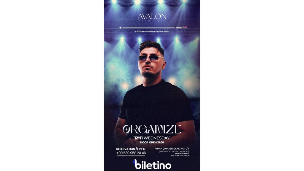 ORGANİZE AVALON KADIKÖY KONSERİ