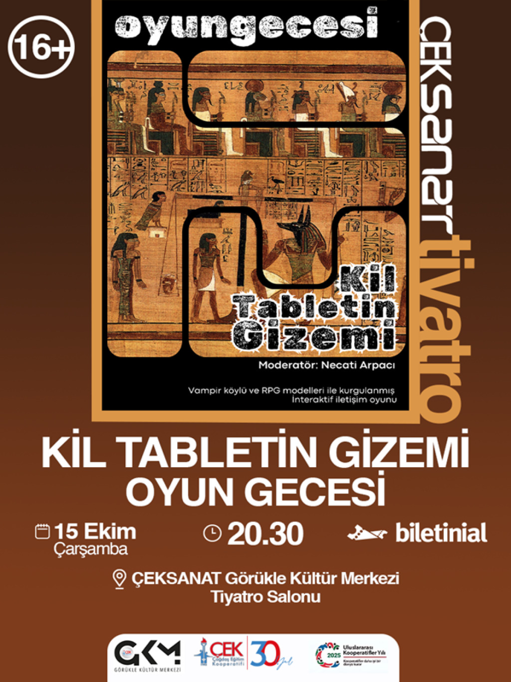 Oyun Gecesi Kil Tabletin Gizemi