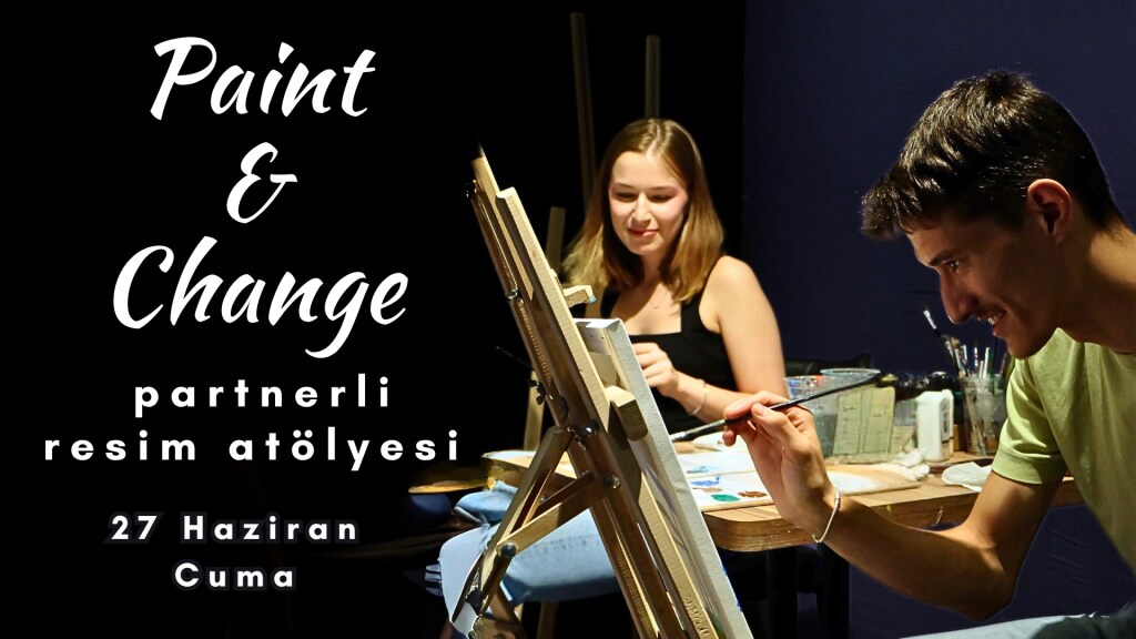 Paint&Swap Workshop 2kişilik-Partnerli Resim Atölyesi (sevgili/arkadaş etkinliği) Ankara