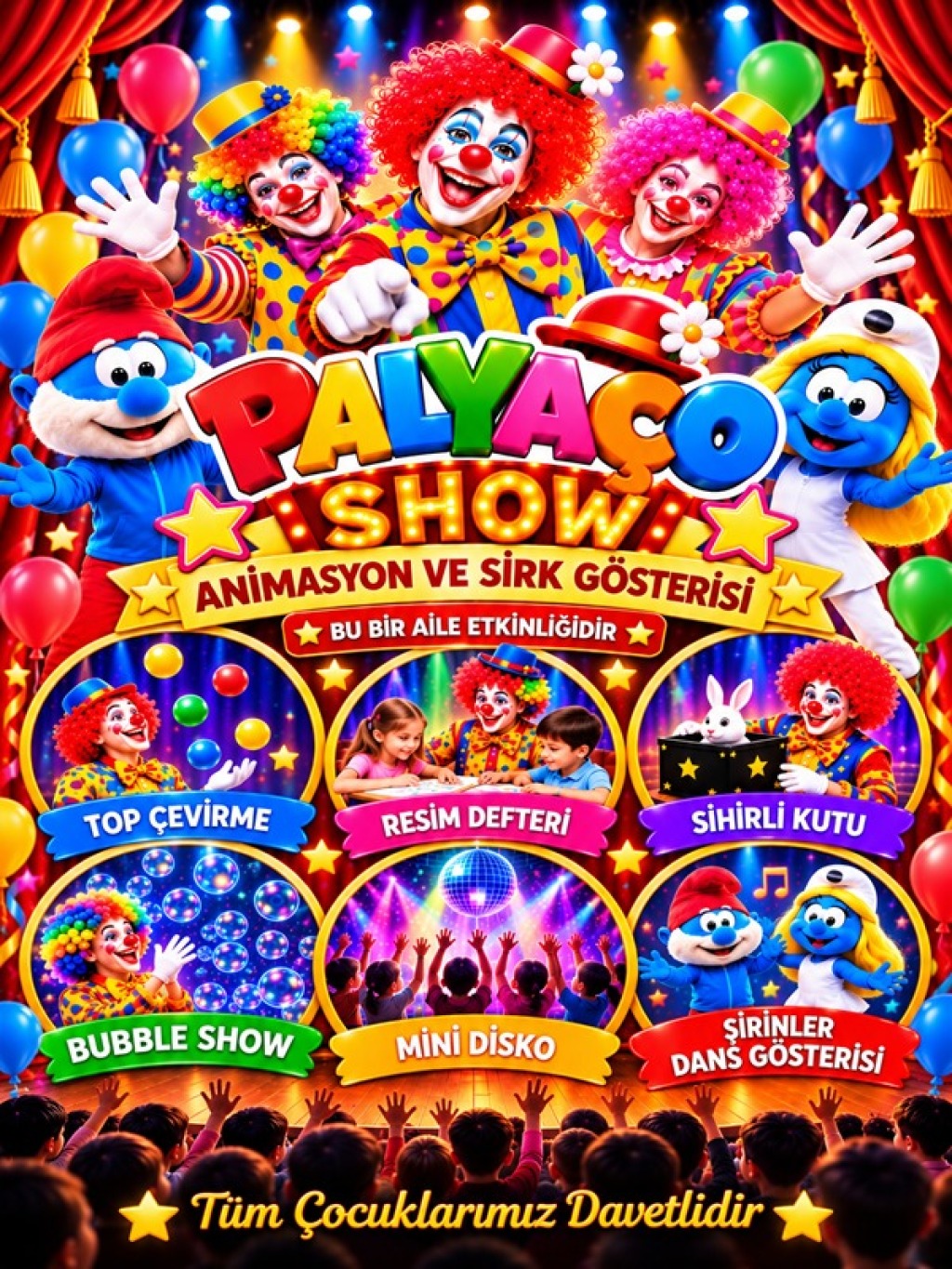 Palyaço Show Animasyon Ve Sirk