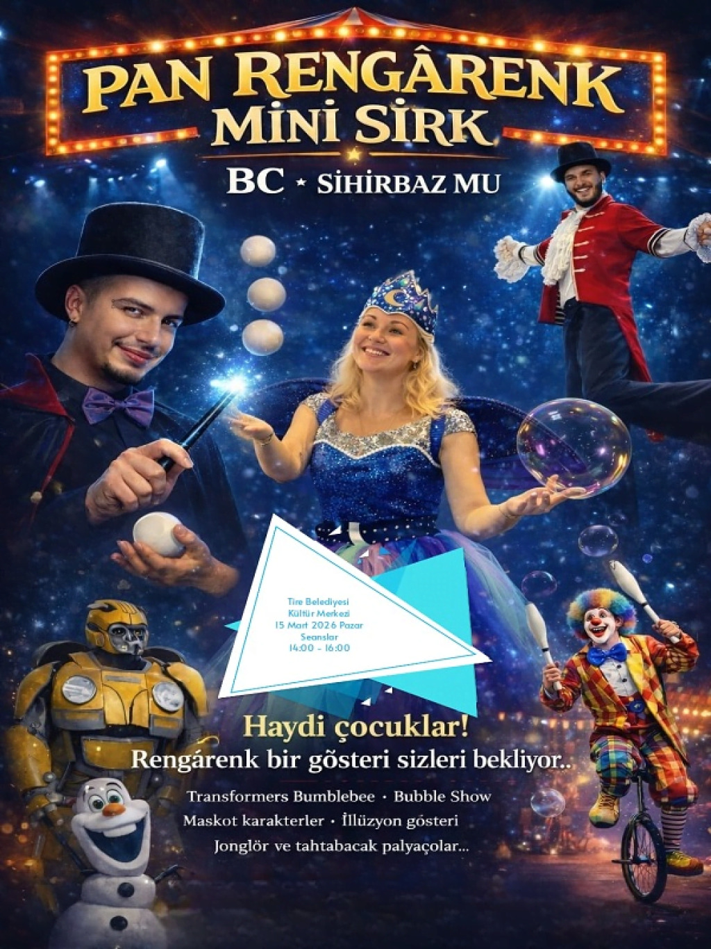 Pan Rengarenk Mini Sirk