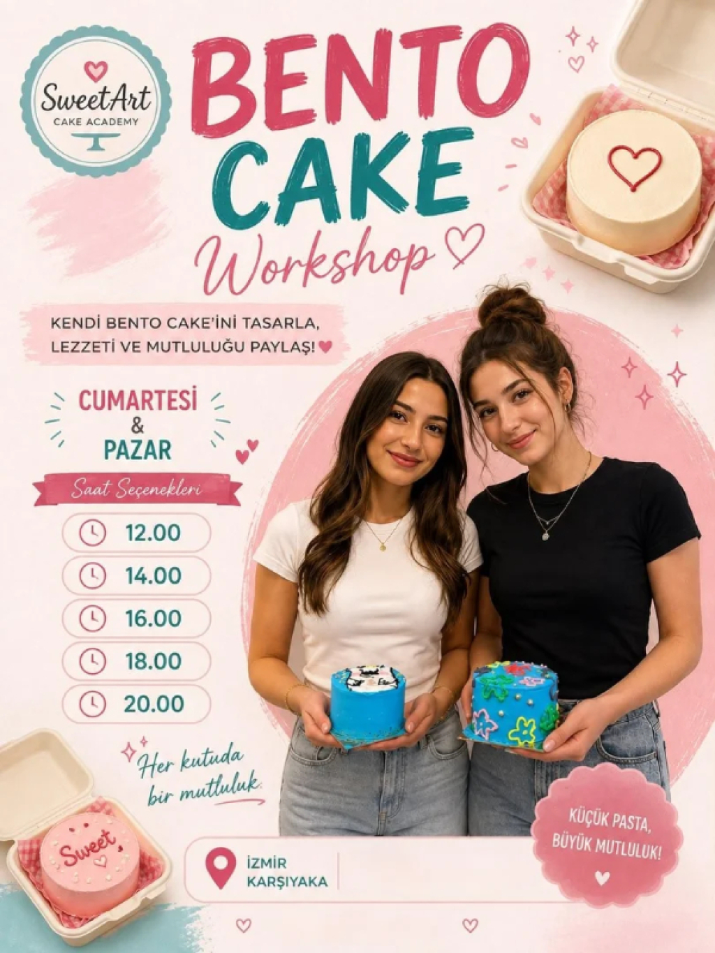 Pastanı Tasarla (BENTO CAKE)Atölyesi