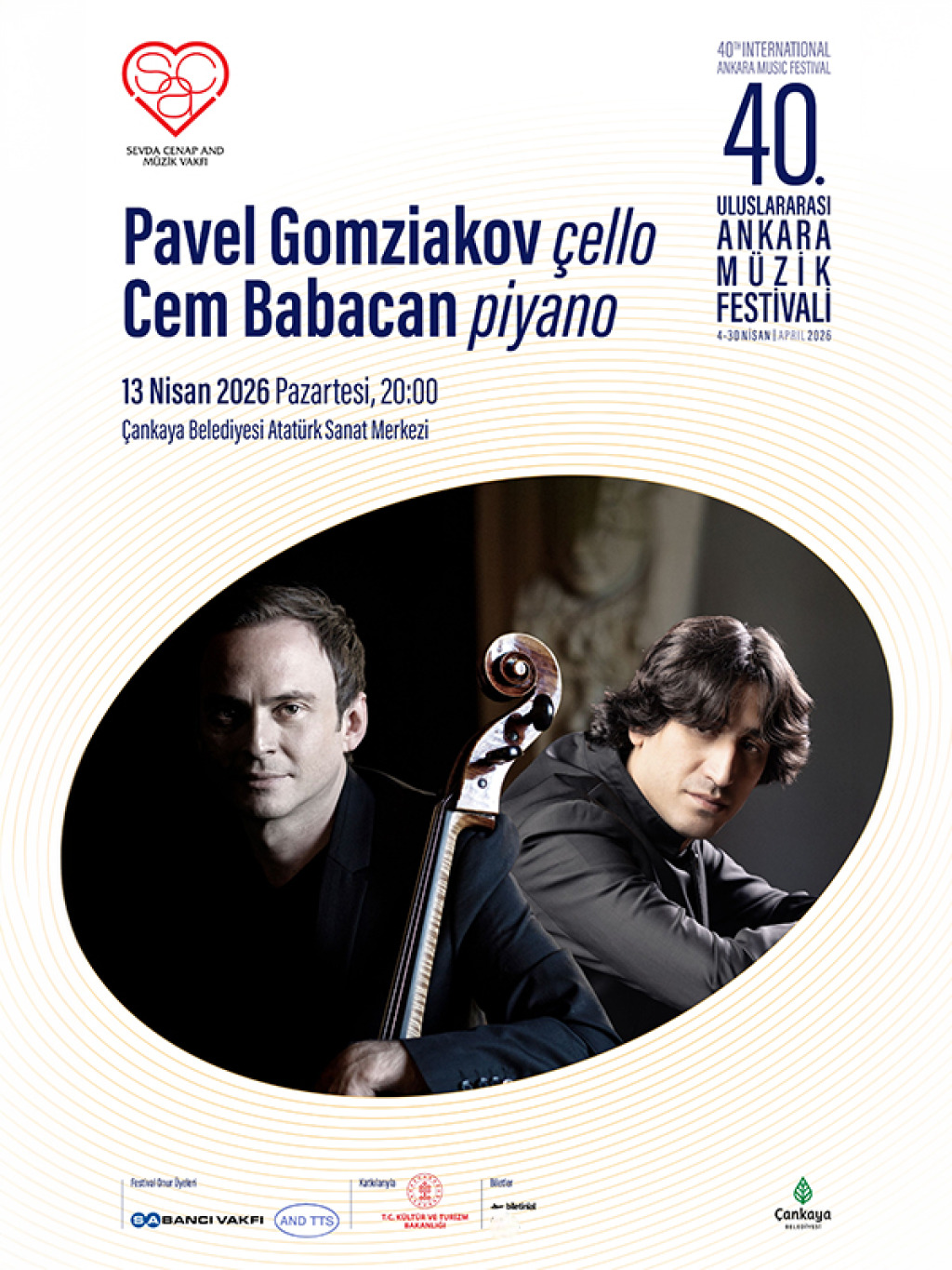 Pavel Gomziakov, Çello / Cem Babacan,Piyano