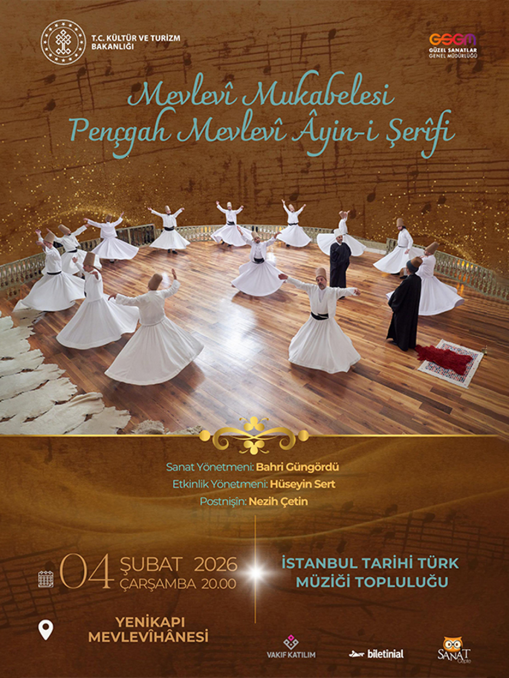 Pençgâh Mevlevi Ayin-i Şerifi - İstanbul Tarihi Türk Müziği Topluluğu