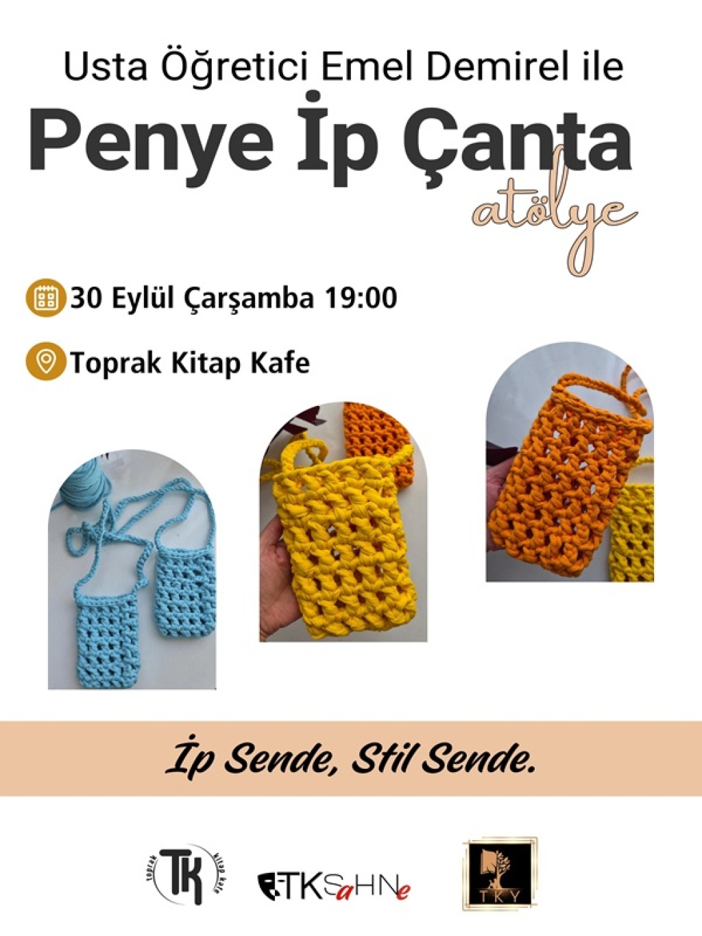 Penye İp Çanta Atölye