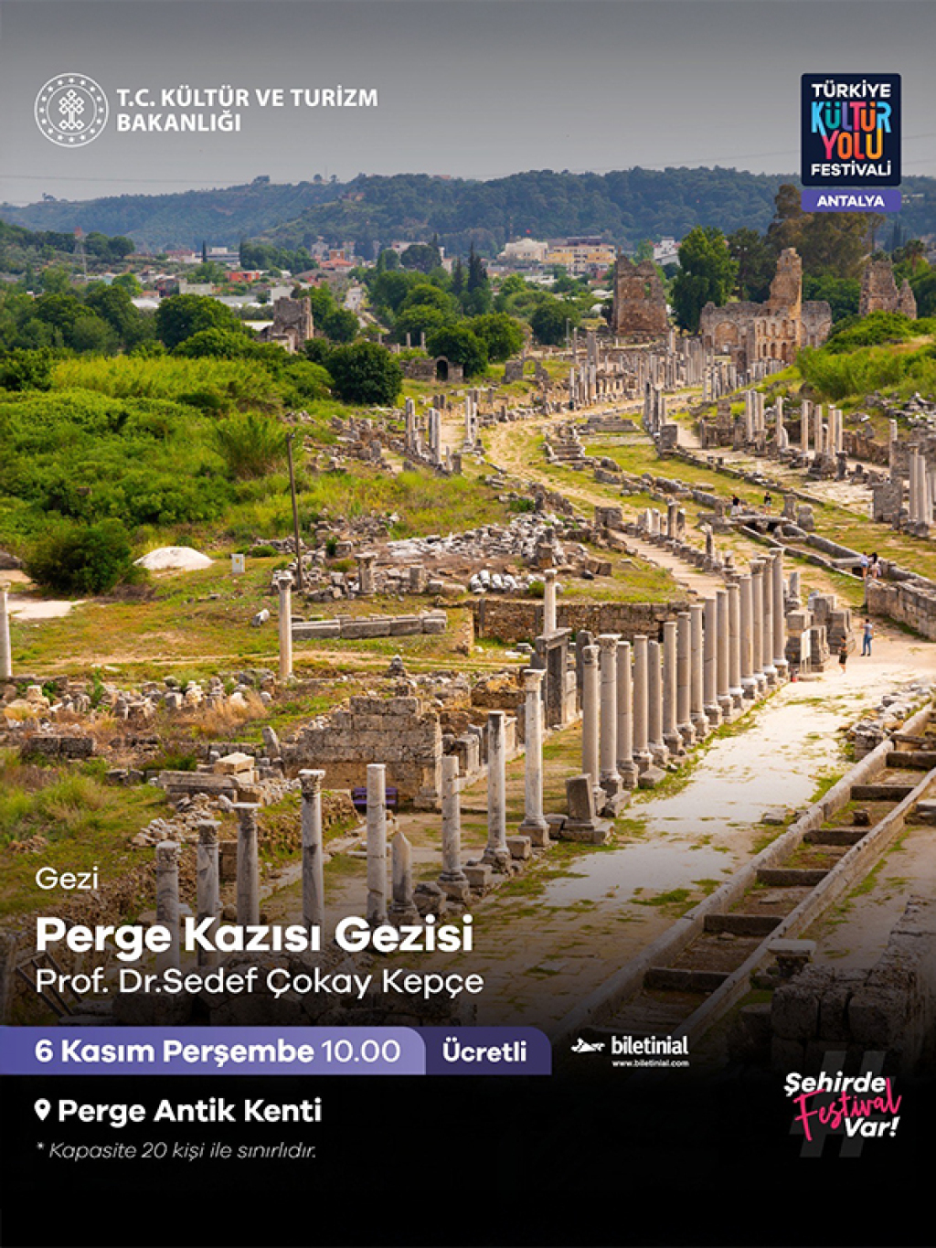 Perge Kazısı Gezisi - Antalya Kültür Yolu